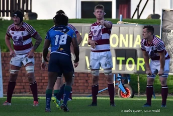 Watsonians vs Boroughmuir 21.10.17 Captain Craig Borthwick Jamie Hodgson Michael Fedo